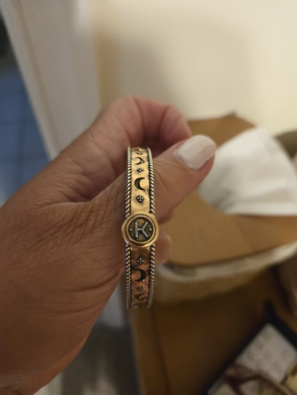 Katia Designs This Too Shall Pass AlI Is Well Bangle Bracelet